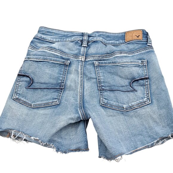 American Eagle Outfitters  Midi Shorts Super Super Stretch Women's Size 4 - Picture 4 of 6